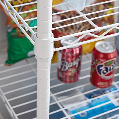 DormCo Mini Shelf Supreme with Supreme Shelving - 3 Shelf Add On (Standard) - White