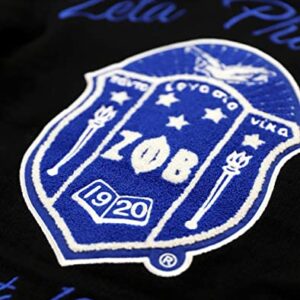 Zeta Phi Beta M7 Button Down Sweater [XL] Black