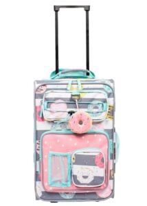 crckt kids' softside donut carry on suitcase (069-03-0916)