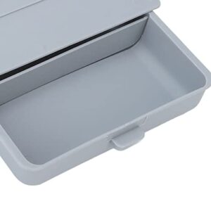 Adhesive Mini Under Desk Drawer, Gray Compact Multifunctional Stickup Under Table Drawer Handle Storage