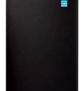 roomwell 3.3 Cu Ft Mini Fridge Compact All Refrigerator without Freezer, Single Door Small Refrigerator REFNFR3300, Black