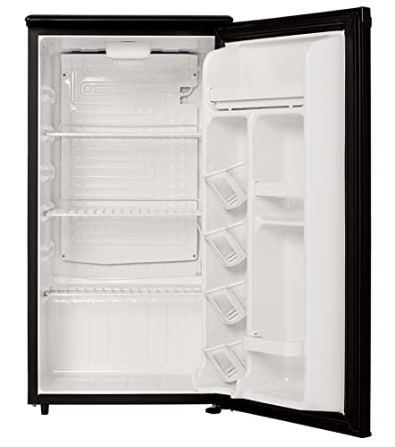 roomwell 3.3 Cu Ft Mini Fridge Compact All Refrigerator without Freezer, Single Door Small Refrigerator REFNFR3300, Black