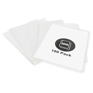 Thermal Laminating Sheets, Clear Thermal Laminating Plastic Paper Laminator Sheets - 8.5 x 11 Inch Laminating Pouches - 3 mil Thickness - 100 Pack