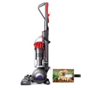 dyson slim-ball multi floor animal vacuum cleaner: high performance, bagless, hepa filter, upright, height adjustment, telescopic handle, rotating brushes,self propelled,32gb durlyfish usb card