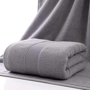 LRUUIDDE Bathroom Hand Towels 2 Set,100% Cotton Hand Towel for Bath, Hand, Face, Kitchen, Super Soft, Highly Absorbent, Machine Washable, Size 14" x 30" (Gray)…