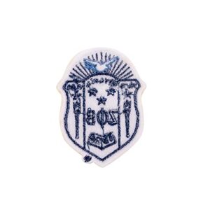 Desert Cactus Zeta Phi Beta Sorority Patch Embroidered Appliqué Patch Sew or Iron On Blazer Jacket Bag (Design 2) (3 inches)