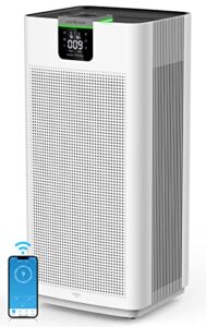 jafända large home air purifiers for 4575 sq ft, with h13 hepa air filters +3.38 lb activated carbon, support app & alexa, large air cleaner remove 99.97% dust pollen smoke pet allergies odors vocs