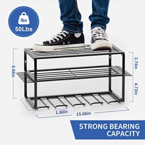 Tderloi Power Tool Organizer,Drill Holder Wall Mount,Garage Organization and Storage,Utility Rack for Cordless Drill,3 Layers Heavy Duty Metal Tool Shelf