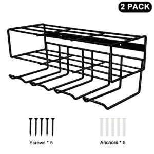 LULARINE 2 in 1 Large Power Tool Organizer Drill Holder Wall Mount Tool Storage Rack and Power Tool Holder