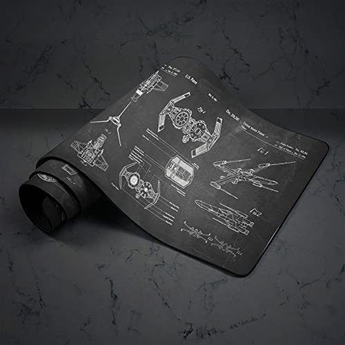 Spaceship Space Mouse mat, Sci-fi Control Console Display Desk Mat, Large Mouse pad for Desk, Gamer Mouse pad, Laptop Pad Mat, Gaming Accessories, Computer Accessories, Gaming Room Decor, SciFi Gift