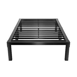 fuiobyvv twin bed frames, 14 inch heavy duty metal platform bed frame twin size support up to 3500 lbs, no box spring needed/no shaking/steel slat support/noise free/easy assembly