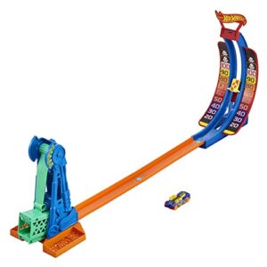 hot wheels steam drop & score car race track - hjc50 ~ teaches gravity ~ lesson plan included