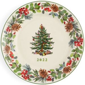 spode - christmas tree 2022 annual collector plate- 8 inch