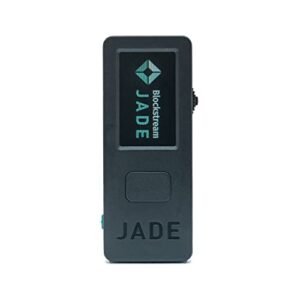 blockstream jade - bitcoin hardware wallet - camera - bluetooth - usb-c - 240 mah battery - secure your bitcoin offline