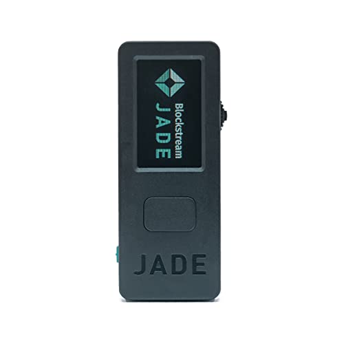 Blockstream Jade - Bitcoin Hardware Wallet - Camera - Bluetooth - USB-C - 240 mAh Battery - Secure Your Bitcoin Offline