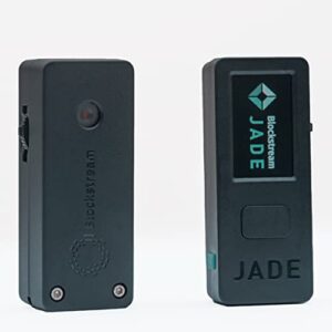 Blockstream Jade - Bitcoin Hardware Wallet - Camera - Bluetooth - USB-C - 240 mAh Battery - Secure Your Bitcoin Offline