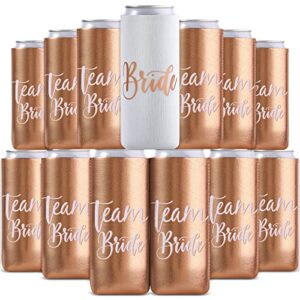 bachelorette slim can cooler sleeves for bridal party 13 pcs bride can cooler skinny can sleeves for bachelorette party favor bridal shower wedding party favors