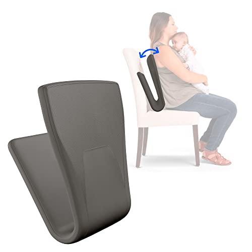 READY ROCKER Portable Rocking-Chair - Ideal for Nursery Furniture, Home-Office-Chair-Outdoor-Use, Travel for Moms, Dads, Seniors - Replaces Need for Glider - Baby Registry-Shower Gift | Modern Grey