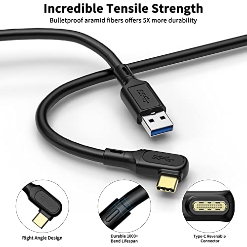 Upgraded 16FT Link Cable for Oculus Quest 2, Oculus Charging Cable with Separate Charging Port for Ultra-Durable Power, USB C 3.2 Gen1 Type A to C Cable for VR Headset Accessories and Gaming PC