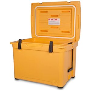 Engel Coolers ENG50 Cooler | 60 Can High Performance Durable Seamless Rotationally Molded Ice Box for Camping, Hunting, and Fishing - Iced Mango