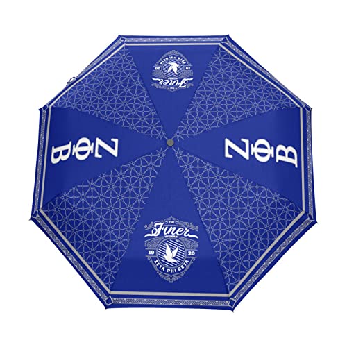 Bad Bananas BBGreek -Zeta Phi Beta Sorority Paraphernalia - Umbrella - Auto Open and Close - Official Vendor - The Finer Woman