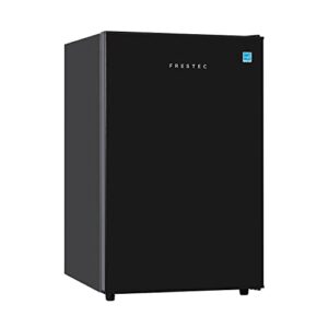 frestec 4.5 cu' small refrigerator, compact refrigerator,mini fridge, mini fridge with freezer, black (fr 450 bk)