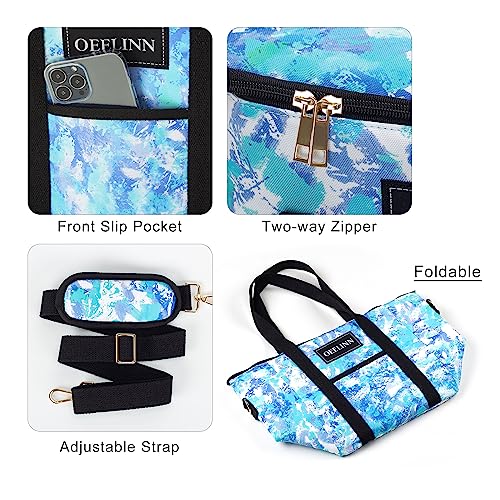 OEELINN -Large Soft Insulated Cooler Bag, Portable Collapsible, Waterproof, Lightweight, with Padded Shoulder Strap for Picnic, Camping, Grocery Shopping, Travel