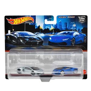 Hot Wheels Premium Car Culture 2-Pack Lamborghini Aventador Coupe and Lamborghini Huracán LP 610-4