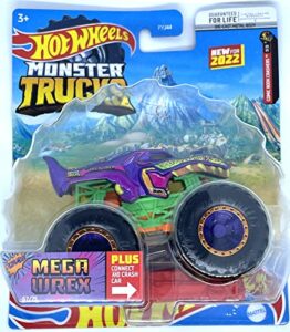 hot wheels monster trucks - mega wrex - comic book crashers - 67/75-2022