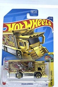 hot wheels 2022 - raijin express - hw art cars 3/10 [gold] 87/250