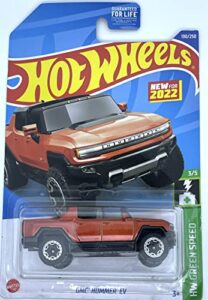 hot wheels 2022 - gmc hummer ev - hw green speed 3/5 [copper] 130/250