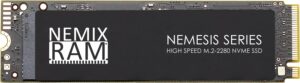 nemix ram nemesis series 2tb m.2 2280 nvme ssd for playstation 5 & pc gaming machines fastest write speeds up to 7415mbps supports pcie 4 (pcie3 backward compatible)