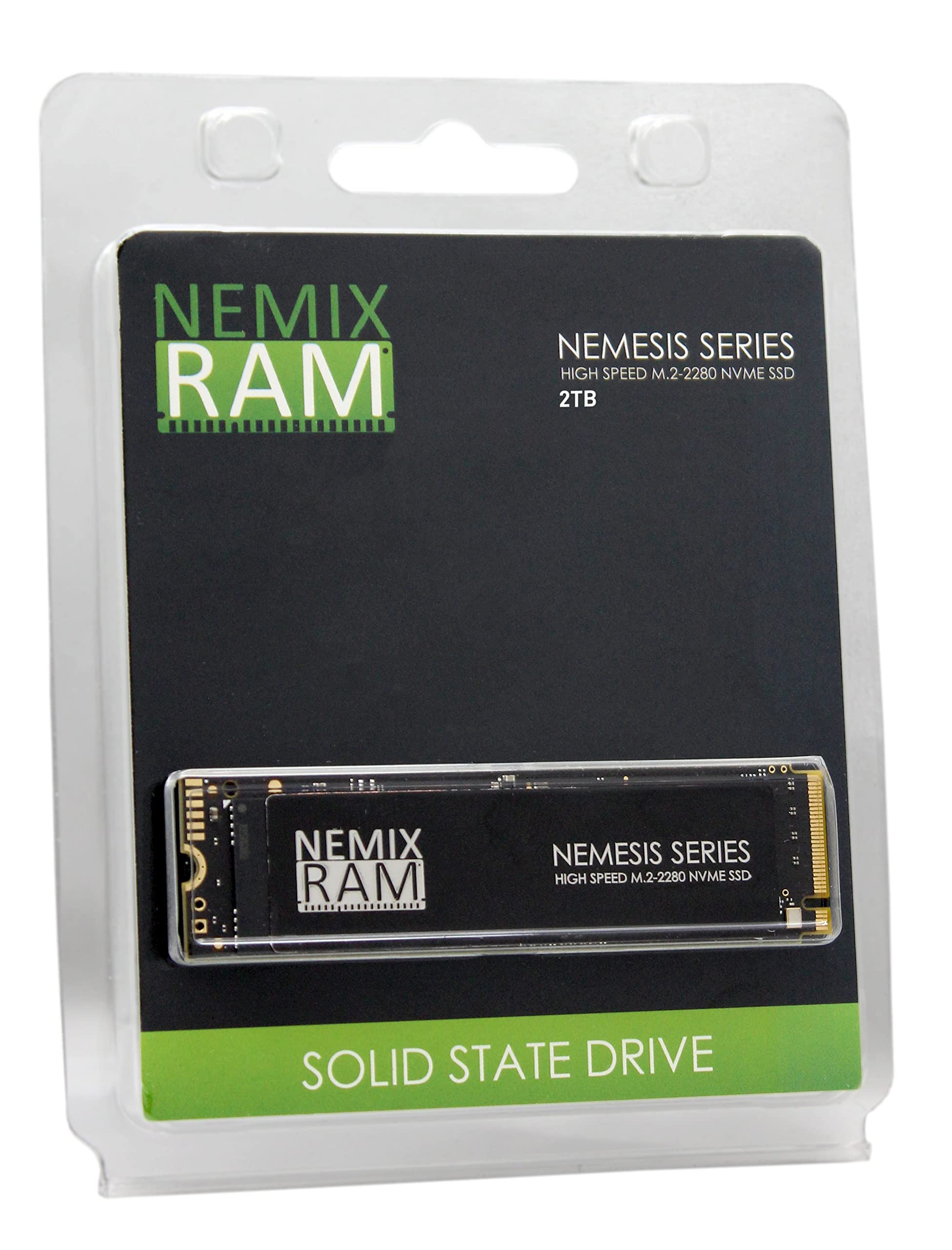 NEMIX RAM Nemesis Series 2TB M.2 2280 NVMe SSD for Playstation 5 & PC Gaming Machines Fastest Write Speeds up to 7415mbps Supports PCIe 4 (PCIe3 Backward Compatible)