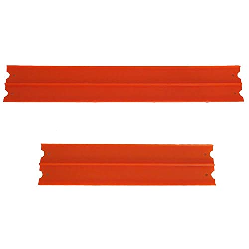 Replacement Parts for Hot Wheels Garage Play Set ~ Hot Wheels Super Ultimate Garage Play Set - FDF25 ~ Replacement Tracks Bag - Contents: 1 Long and 1 Short Orange Tracks