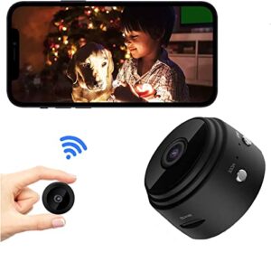 senri mini security camera, 1080p hd wifi home indoor outdoor camera for baby/pet/nanny, ip camera remote viewing for security with ios,android phone app