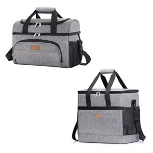 lifewit 40l cooler bag, bundle with 23l cooler bag, grey