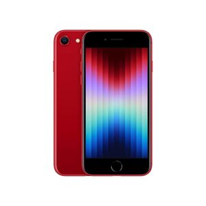 apple iphone se 3rd gen, 64gb, red - unlocked (renewed)
