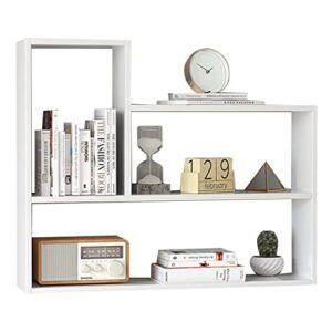 wall cabinet wall mounted wall floating shelves item storage locker living room decorative wall cabinet bookshelf above student desk sofa background wall shelf (color : white, size : 60 * 20 * 65cm)