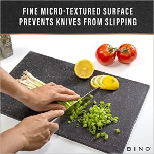 BINO Cutting Board | BPA-Free Chopping Board | Cutting Boards for Kitchen Durable, Large Surface, Multipurpose, Dual-Sided, Dishwasher Safe | Charcuterie Accessories | Home & Kitchen Utensils