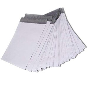 mmbm poly mailers, 12x15.5 inch, 22500 pack, 2.5 mil thick, shipping envelope mailers, white/grey, self seal and peal strip