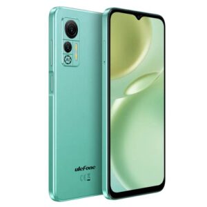 ulefone unlocked smartphone, note 14 cell phone unlocked, android 12, 6.52" ips full-screen, 4500mah, 7gb + 16gb, triple card slots, 8mp camera, dual sim, face recognition, 4g cheap phones - green