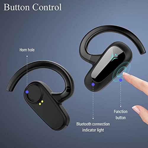 Fuixiut Open Ear Bluetooth Headphones Wireless Earbuds Bluetooth Earbuds Wireless Headphones Bluetooth Earphones Wireless Earphones (T8-Blue)