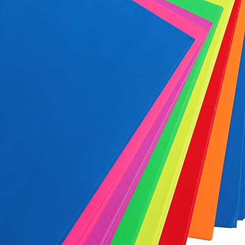 Bright Color Paper Colorful Cardstock - 8.5’’ x 11’’ Letter Paper Size 65lb Cover Card Stock Rainbow Colors Paper 70 Sheets Perfect for Scrapbooking, Crafts, Business Cards 180gsm UAP12