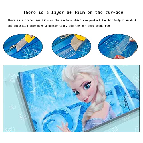 WZCSLM Frozen 16 Inch Luggage Hard Side Spinner Suitcase Carry on Luggage Rolling (car)