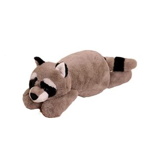reybeyola cute sloth stuffed animal kawaii plush raccoon fox crocodile sloth weighted stuffed animals throw pillow (grey, 18 inch)