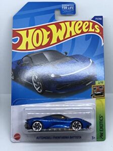 hot wheels 2022 - automobili pininfarina battista - blue - hw exotics 2/10 - 171/250