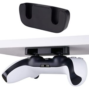 playvital under desk controller stand for ps5, controller table mount for ps4 controller, controller desk holder controller organizer display stand gaming accessories for ps5/4 - black
