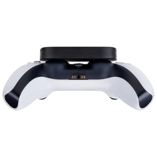 PlayVital Under Desk Controller Stand for ps5, Controller Table Mount for ps4 Controller, Controller Desk Holder Controller Organizer Display Stand Gaming Accessories for ps5/4 - Black