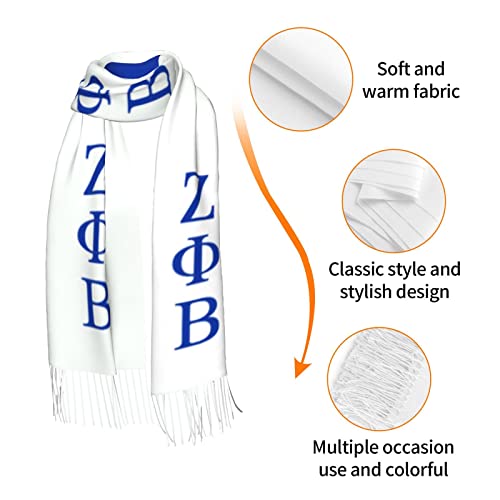 1920 Sorority Gifts Paraphernalia For Women Fall Winter Cashmere Feel Scarf Large Long Shawl Wrap Soft Warm Big Scarves