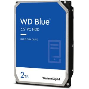 Western Digital 2TB WD Blue PC Internal Hard Drive & 500GB WD Blue SN570 NVMe Internal Solid State Drive SSD - Gen3 x4 PCIe 8Gb/s, M.2 2280, Up to 3,500 MB/s - WDS500G3B0C